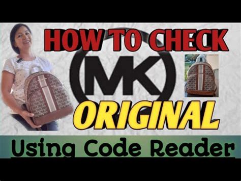 michael kors qr code scanner|michael kors bag code reader.